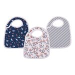 Blooms Floral Snap Bib Set of 3 - Soft & Stylish - Image 5