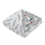 blue shadow – Bamboo Newcastle Blanket - Soft & Cozy - Image 3