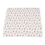 Sierra Fox and Deer and Orchid Lavender Cotton Newcastle Blanket - Image 5