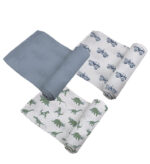 Rough Terrain Cotton Swaddle 3 Pack - Soft & Versatile - Image 3