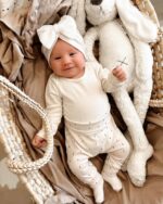 Richie Rabbit Plush Toy – Soft Ivory Bunny for Cuddles - Image 9