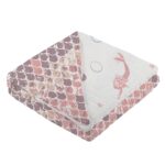 mermaids scales – Bamboo Muslin Newcastle Blanket - Soft & Cozy - Image 2