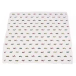 Vintage muscle bamboo muslin blanket in cozy comfort setting.