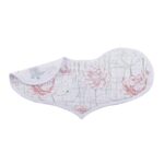 under sea – Bamboo Heart Bibs 2PK - Soft & Absorbent - Image 4