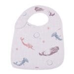 Under Sea Bamboo Muslin Snap Bibs 3PK in soft colors, ideal for feeding time.