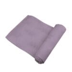 Orchid Lavender Cotton Muslin Baby Swaddle, 47 x 47 in - Image 3