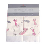Playful Kitty Bamboo Muslin Security Baby Blankie - Image 5