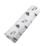 Dino Days Cotton Muslin Swaddle - Image 4