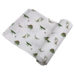 Dino Days Cotton Muslin Swaddle - Image 3
