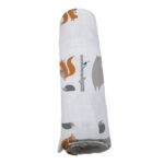 Forest Friends Cotton Muslin Swaddle - Image 6