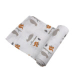 Forest Friends Cotton Muslin Swaddle - Image 5