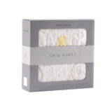Vintage Wheel Bamboo Muslin Crib Sheet - Image 3