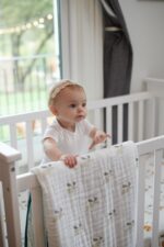 Mister Moose and Forest Arrow Cotton Muslin Newcastle Blanket - Image 9