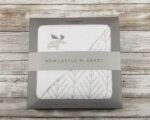 Mister Moose and Forest Arrow Cotton Muslin Newcastle Blanket - Image 6