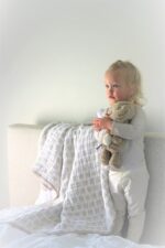 Flower Child Cotton Muslin Newcastle Blanket - Image 8