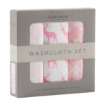 Pop of Pink Wash Cloth set 3PK - Image 6