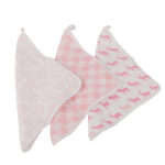 Pop of Pink Wash Cloth set 3PK - Image 2
