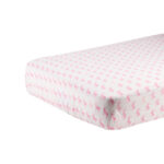 Pink Deer Cotton Muslin Crib Sheet - Image 2