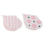 Pop of Pink Cotton Heart Bibs 2PK - Image 2