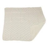 Lavender Flower and White Bamboo Muslin Newcastle Blanket - Image 3