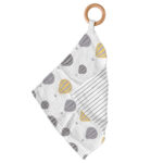 Hot Air Balloon & Pencil Stripe Bamboo Blankie Teether - Image 5