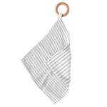 Pencil Stripe Bamboo Blankie Teether - Image 5