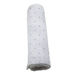 Black and White Polka Dot Bamboo Swaddle - Image 5