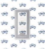 Indigo Monster Trucks Cotton Swaddle - Image 6