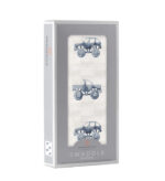 Indigo Monster Trucks Cotton Swaddle - Image 2