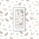 Farm Chickens Bamboo Swaddle - Image 3