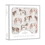 Wild Horses Bamboo Newcastle Blanket - Image 2