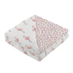 Dancing Flamingo and Little Leopard Newcastle Blanket - Image 3