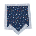 Serenity Floral Bamboo Muslin Security Baby Blankie - Image 2