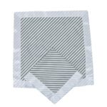 Finley Stripe Bamboo Muslin Security Baby Blankie - Image 2