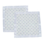 Periwinkle Diamond Polka Dot Bamboo Newcastle Blankie - Image 2