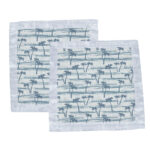 Ocean Palm Trees Bamboo Newcastle Blankie - Image 3