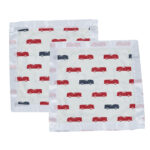 Blue and Red Fire Trucks Newcastle Blankie - Image 3