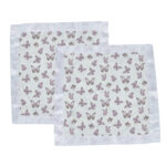 Winsome Butterflies Cotton Muslin Security Baby Blankie - Image 3