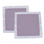 Orchid Lavender Cotton Muslin Security Baby Blankie - Image 2