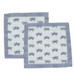 Indigo Monster Trucks Cotton Newcastle Blankie - Image 2