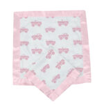 Pink Monster Trucks Bamboo Newcastle Blankie - Image 3