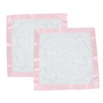 Pink Polka Dot Bamboo Newcastle Blankie - Image 2