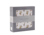 Hungry Giraffe Bamboo Muslin Crib Sheet - Image 3