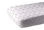 Rhinos and Elephants Bamboo Muslin Crib Sheet - Image 2