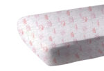 Water Lily Bamboo Muslin Crib Sheet - Image 2