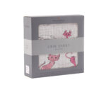 Playful Kitty Bamboo Muslin Crib Sheet - Image 3