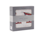 Vintage Steam Train Bamboo Crib Sheet - Image 3
