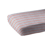 Western Stripe Cotton Muslin Crib Sheet - Image 2