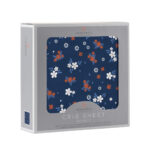 Serenity Floral Bamboo Crib Sheet - Image 3