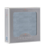 Blue Fog Newcastle Cotton Crib Sheet - Image 2